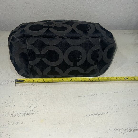 Coach Madison Luxury Designer Logo Tribeca Black Shoulder Hobo Bag 14127 - Picture 5 of 10